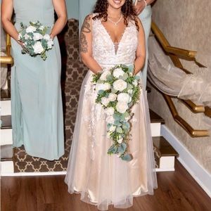 One time used wedding dress